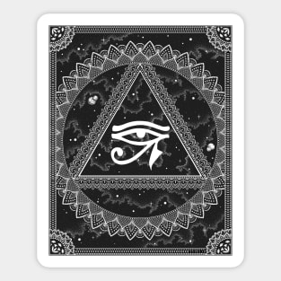 Eye of Ra Cosmic Mandala Sticker